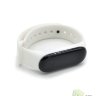 Ремешок силиконовый для фитнес-браслета Xiaomi Mi Band 3/4, белый